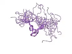 2cr8: Solution structure of the zf-RanBP domain of p53-binding protein Mdm4
