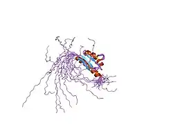 2ctf: Solution structure of the 4th KH type I domain from human Vigilin