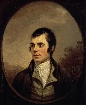 Portrait of Burns by Alexander Nasmyth, 1787, Scottish National Portrait Gallery