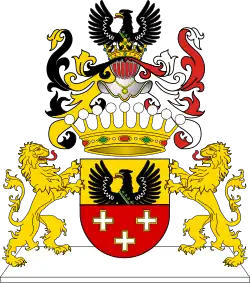 Coat of arms of Counts Sułkowski (1732)