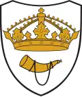 Coat of arms of Gmina Majdan Królewski