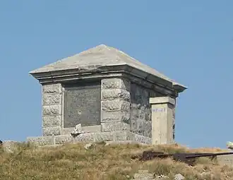 The mausoleum of Josif Pančić on Pančić's Peak