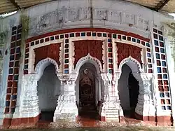 Arches with rich terracotta designs