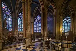 Ambulatory and Chapels of the chevet of Notre Dame de Paris (14th century)