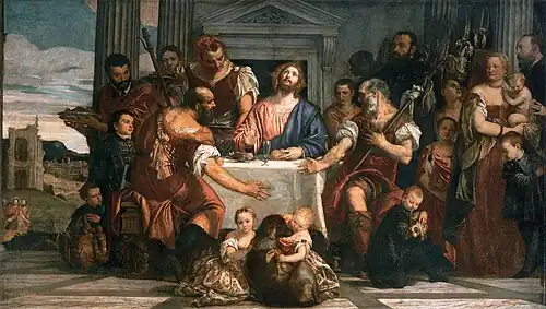 Supper at Emmaus, Veronese, 1559, Louvre