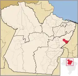 Location of Dom Eliseu from Pará