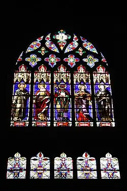 Saint Bernhard, Elisabeth, Dionysius and Thomas Aquinus