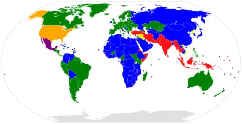 A political map of the world