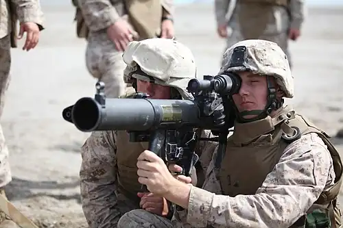 Mk 153 Mod 0 with the Mk 42 Day Sight (3.8x)