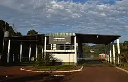 Border crossing checkpoint between Porto Vera Cruz and Panambí on the Uruguay River