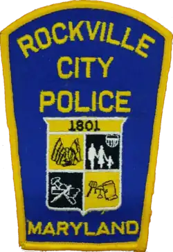 Patch of the Rockville City Police Department (1976)