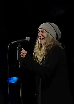 Patti Smith performing