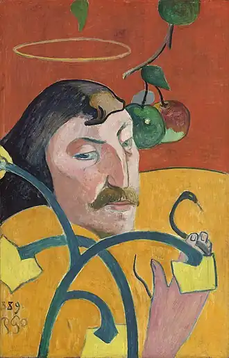 Self-Portrait with Halo and Snake, 1889, National Gallery of Art, Washington, DC