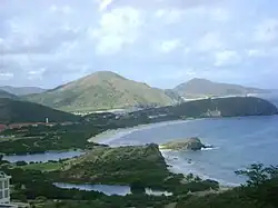 Pedro Gonzalez looks from the road