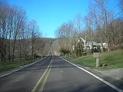 PA 706 westbound in Jessup Township