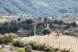 A photo of the village of Perunika taken from a distance