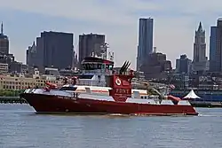 The construction of FDNY's Three Forty Three was partly supported by a port security grant.