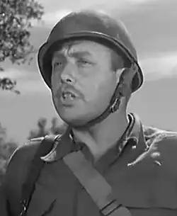 Peter Whitney plays both Mert and Bert Fleagle, Mamie's gun-toting twin sons, who keep Pete captive, sure Grandma told him where the money is hidden.