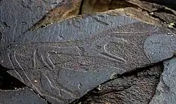 Petroglyphs in Tamgaly,Kazakhstan