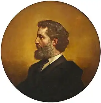 Portrait of Frederic Leighton by Phillipe Félix Dupuis