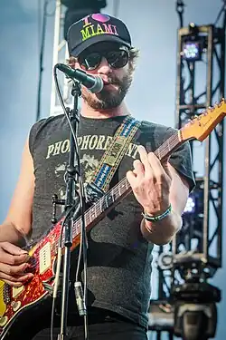 Phosphorescent performing at Sasquatch Music Festival in 2014