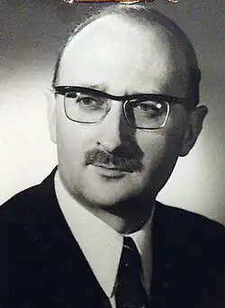 Black-and-white headshot of Guérin