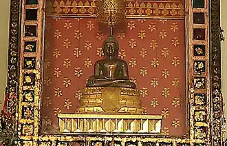 The Phra Phuttha Sihing at Hor Phrabhut Sihing at Nakhon Si Thammarat.