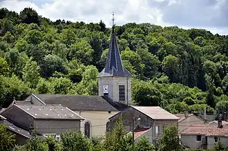 The church in Pierre-la-Treiche
