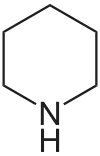 Structure of piperidine