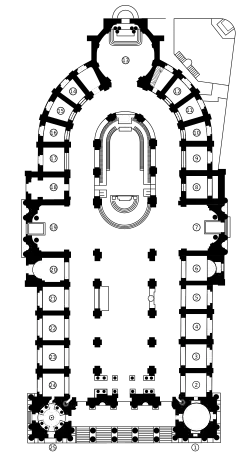 Plan of the church