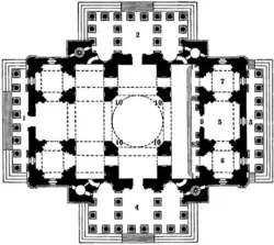Floorplan of St. Isaac's Cathedral