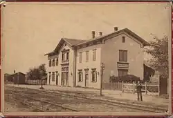 Original station, 1880