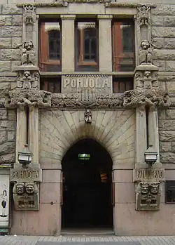 Pohjola Insurance Building, Helsinki, Gesellius, Lindgren, and Saarinen, 1901.