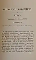 First page of Science and hypothesis (1905)