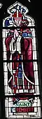 St. Erembert, Bishop of Toulouse, stained glass.