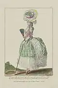 Jeune Dame ... vêtue en Polonoise, French, Gallerie des Modes, 1779. Museum of Fine Arts, Boston, 44.1400.
