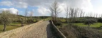Roman bridge over Odivelas stream