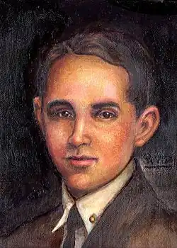 Portrait of Benjamín Zeledón in his youth.