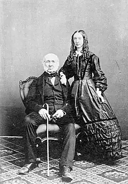 John Alexander Gilfillan and daughter, 1856