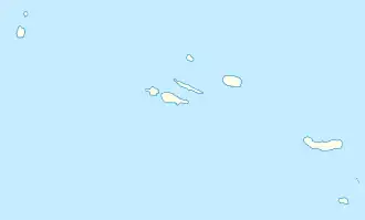 Location of 2016–17 Andebol 1 teams in Azores Islands