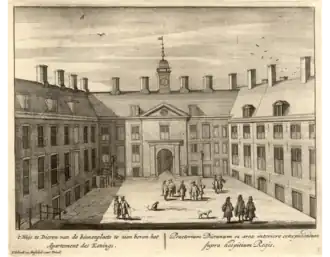 View of the courtyard of the house