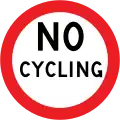 No Cycling