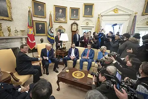 Donald Trump and Shigeru Ishiba (2025)