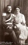 Princess Isabella Antonie of Croÿ and Prince Franz of Bavaria, c. 1912