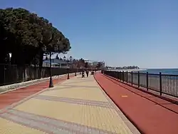 Esplanade in the Olympic Park of Sochi, Russia