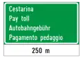 C97 Toll road ahead