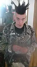 A punk in punk fashion (c. 2007)