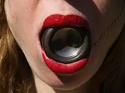 A photo of the work Put It In My Mouth by Maya Dunietz. Photo by Dana Dunietz