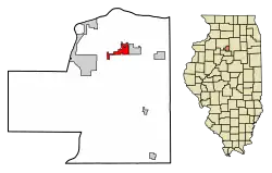 Location of Mark in Putnam County, Illinois.