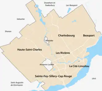 Sainte-Foy–Sillery–Cap-Rouge is located in Quebec City